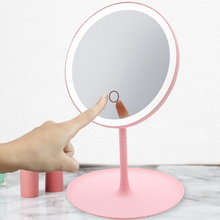 Load image into Gallery viewer, Compact Adjustable LED Light Up Makeup Face Mirror