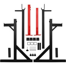 Load image into Gallery viewer, Adjustable Home Gym Bench Press And Squat Barbell Half Rack