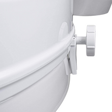 Load image into Gallery viewer, Clamp On Raised Handicap Toilet Seat Riser 4"