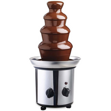 Load image into Gallery viewer, 4 Tier Chocolate Fondue Fountain Stainless Steel Machine