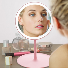 Load image into Gallery viewer, Compact Adjustable LED Light Up Makeup Face Mirror