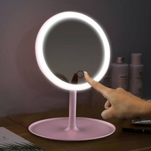 Load image into Gallery viewer, Compact Adjustable LED Light Up Makeup Face Mirror