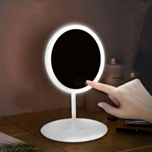Load image into Gallery viewer, Compact Adjustable LED Light Up Makeup Face Mirror