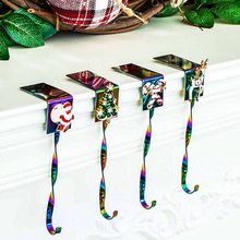 Load image into Gallery viewer, All In One Christmas Mantle Stocking Holder Set