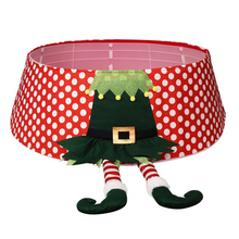 Load image into Gallery viewer, Decorative Elf Christmas Tree Collar Basket