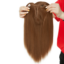 Load image into Gallery viewer, Clip On Hair Topper Pieces Synthetic Wiglet For Women