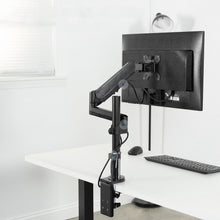Load image into Gallery viewer, Adjustable Single Computer Desk Mounted Monitor Arm 17" - 32"