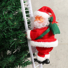 Load image into Gallery viewer, Climbing Santa Ladder Christmas Toy