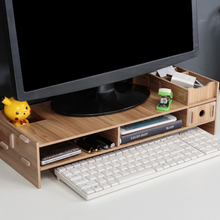 Load image into Gallery viewer, Computer Monitor Riser Mount Stand With Drawer