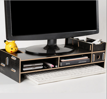 Load image into Gallery viewer, Computer Monitor Riser Mount Stand With Drawer