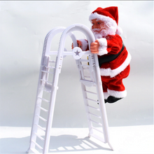 Load image into Gallery viewer, Climbing Santa Ladder Christmas Toy