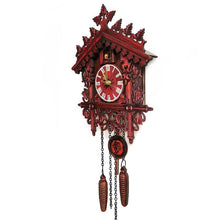 Load image into Gallery viewer, Antique Battery Operated Cuckoo Wall Clock