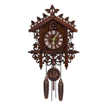 Load image into Gallery viewer, Antique Battery Operated Cuckoo Wall Clock