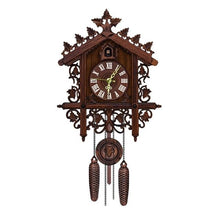 Load image into Gallery viewer, Antique Battery Operated Cuckoo Wall Clock