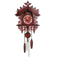 Load image into Gallery viewer, Antique Battery Operated Cuckoo Wall Clock