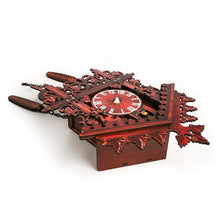 Load image into Gallery viewer, Antique Battery Operated Cuckoo Wall Clock