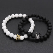 Load image into Gallery viewer, Crown Stacked Bracelet