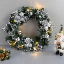 Load image into Gallery viewer, Artificial LED Lighted Christmas Hanging Wreath