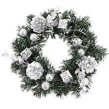 Load image into Gallery viewer, Artificial LED Lighted Christmas Hanging Wreath