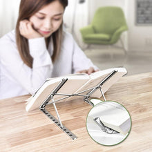 Load image into Gallery viewer, Adjustable Laptop Desk Stand Riser