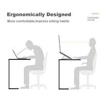 Load image into Gallery viewer, Adjustable Laptop Desk Stand Riser