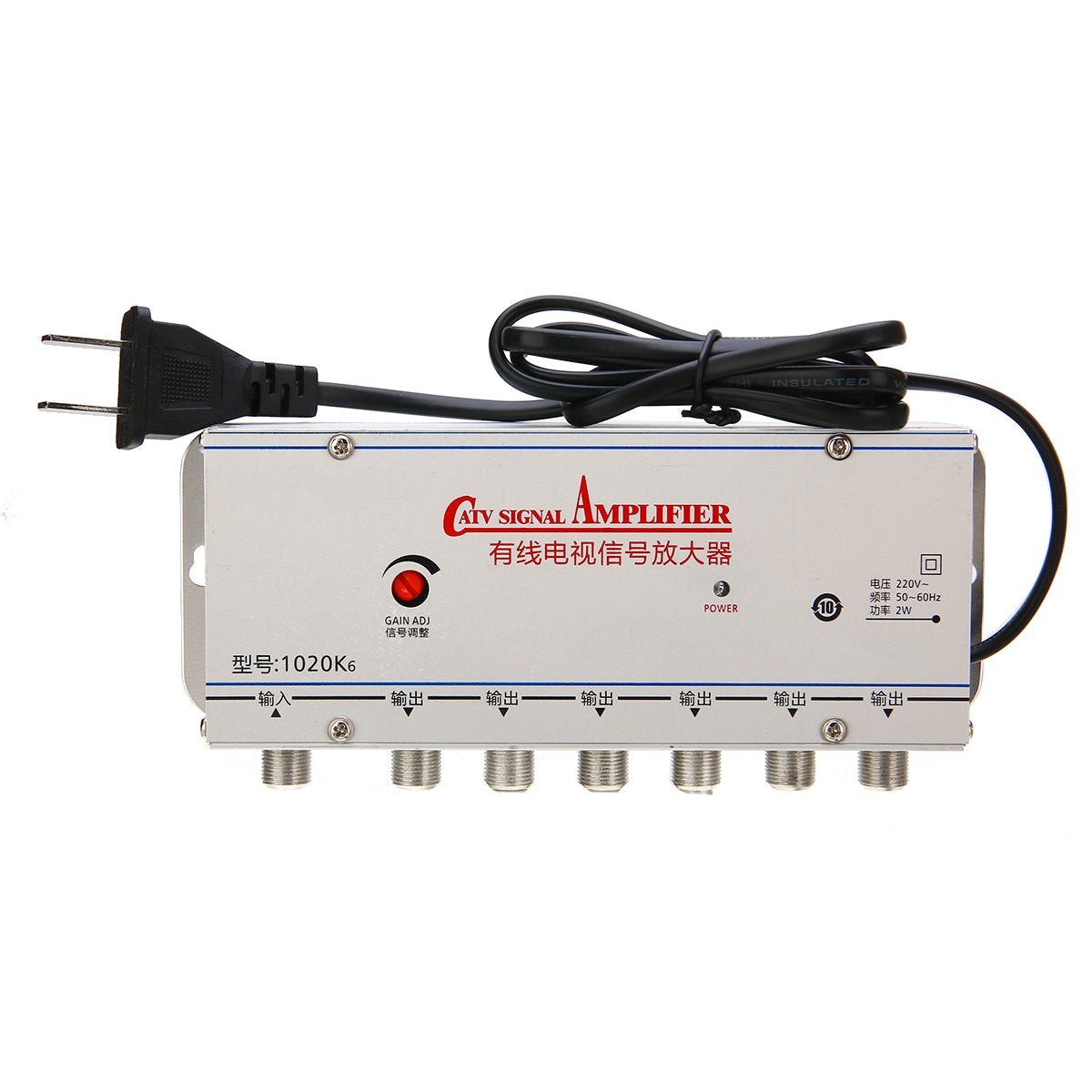 20dB TV Antenna Booster Cable Signal Amplifier AVSRetailers 20dB TV Antenna Booster Cable Signal Amplifier AVSRetailers