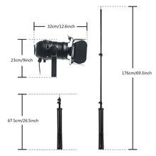 Load image into Gallery viewer, Adjustable Industrial Spotlight Work Floor Lamp