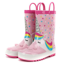 Load image into Gallery viewer, Comfortable Girls' Unicorn Waterproof Rain Boots