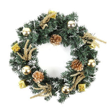 Load image into Gallery viewer, Artificial LED Lighted Christmas Hanging Wreath
