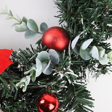 Load image into Gallery viewer, Artificial LED Lighted Christmas Hanging Wreath