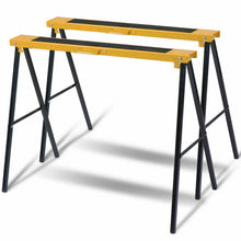Load image into Gallery viewer, Heavy Duty Portable Folding Sawhorse Bracket Workbench Set