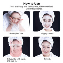Load image into Gallery viewer, LED Light Therapy Acne Face Mask