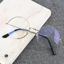 Load image into Gallery viewer, Anti Blue Light Blocking Filter Round Computer Glasses