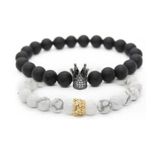 Load image into Gallery viewer, Crown Stacked Bracelet
