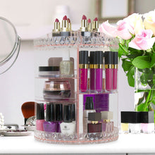 Load image into Gallery viewer, Adjustable Rotating Cosmetic Makeup Organizer Storage Box