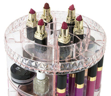 Load image into Gallery viewer, Adjustable Rotating Cosmetic Makeup Organizer Storage Box