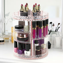 Load image into Gallery viewer, Adjustable Rotating Cosmetic Makeup Organizer Storage Box