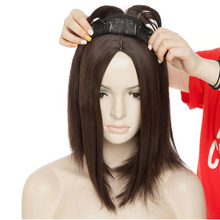 Load image into Gallery viewer, Clip On Hair Topper Pieces Synthetic Wiglet For Women
