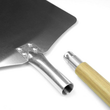 Load image into Gallery viewer, Aluminum Pizza Paddle Peel 13&quot; x 12&quot;
