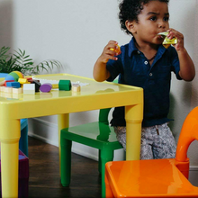 Load image into Gallery viewer, Colorful Kids Activity Learning Play Table And Chairs Set
