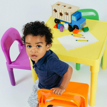 Load image into Gallery viewer, Colorful Kids Activity Learning Play Table And Chairs Set
