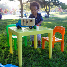 Load image into Gallery viewer, Colorful Kids Activity Learning Play Table And Chairs Set
