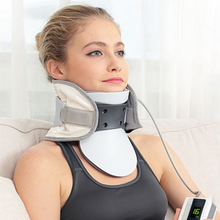 Load image into Gallery viewer, Adjustable Home Neck Cervical Traction Stretching Device

