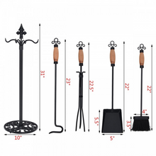 Load image into Gallery viewer, All In One Modern Fireplace Utensils Tool Set 5pcs
