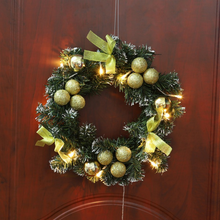 Load image into Gallery viewer, Artificial LED Lighted Christmas Hanging Wreath
