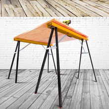 Load image into Gallery viewer, Heavy Duty Portable Folding Sawhorse Bracket Workbench Set
