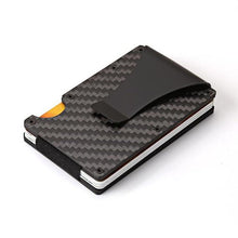Load image into Gallery viewer, Carbon Fibre RFID Blocking Wallet
