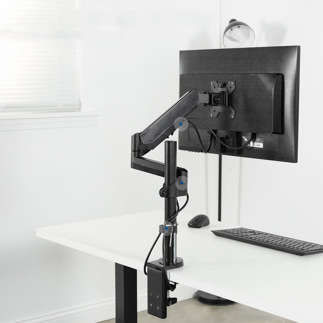 Adjustable Single Computer Desk Mounted Monitor Arm 17