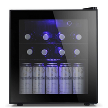 Load image into Gallery viewer, Small Countertop Wine And Beer Cooler Fridge
