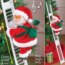 Load image into Gallery viewer, Climbing Santa Ladder Christmas Toy
